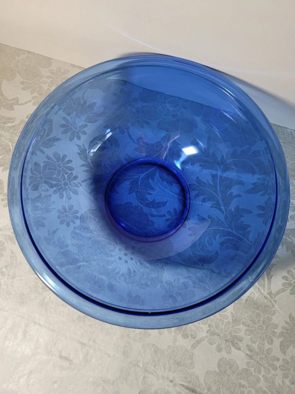 Vintage Pyrex Cobalt Blue Mixing Bowl #325 Glass Large 2.5L Nesting 10
